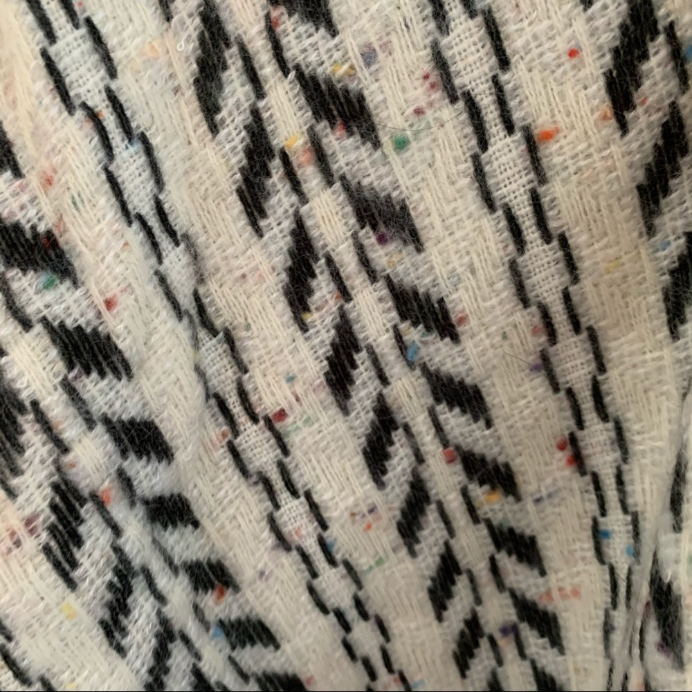 Mudd lightweight kimono white blackfringe - Picture 4 of 9